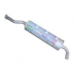 Глушитель ГАЗ 3309-1201005 ( с трубой один фланец на два отверстия ЕВРО-3)