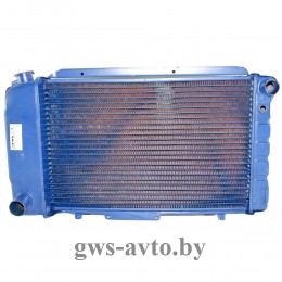 Радиатор охлаждения двигателя алюм. ГАЗЕЛЬ 3102-1301010-30 2-ух рядный