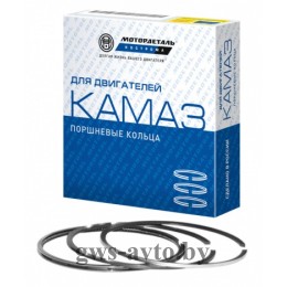 Кольца поршневые КАМАЗ 740.60-1000106-02 «Мотордеталь» (Кольцо компрессионное 740.60-1004030-10+Кольцо компрессионное 740.60.44-1004032+ Кольцо маслосъёмное 740.60.44-1004034)