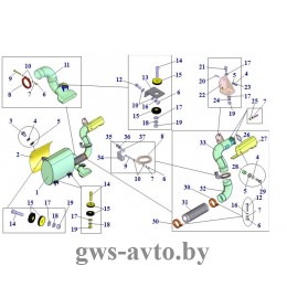 Глушитель АМАЗ 203065-1201010