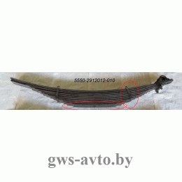 Рессора задняя МАЗ 5550-2912012-010 (15 листов L=2,030мм) 