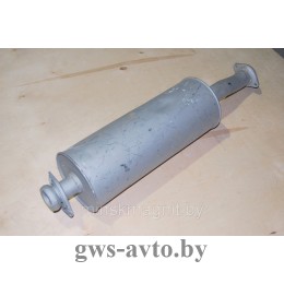 Глушитель под катализатор УАЗ 3160-20-1201010-30 (2 фланца на 2 отв.)